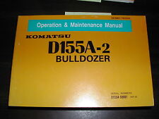 Komatsu D155a 2 Operation Maintenance Manual Bulldozer Dozer Operator Guide Book