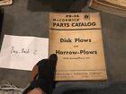 Mccormick Parts Catalog International Harvester Po-3a Disk Harrow Plows 1951 Vtg