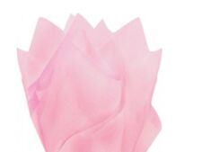 Light Baby Pink Tissue Paper Sheets 50cm X 75cm 18gsm 20 X 30 Acid Free