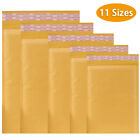 50100packs 11 Sizes Padded Envelopes Kraft Bubble Mailers Shipping Mailing Bags