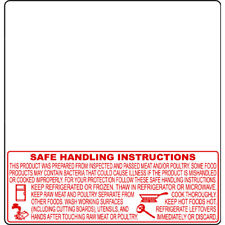 Torrey Scale Label Tr 8045 Safe Handling Upc 2283 X 2362 500 Labels
