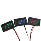 Dc 2 Wire 3 Bit Digital Voltmeter Voltage Tester 0.56 Inch Led Panel 4.5v-30v