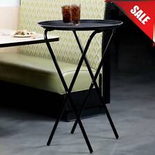 36 Restaurant Catering Table Amp Seating Black Metal Dining Room Folding Tray