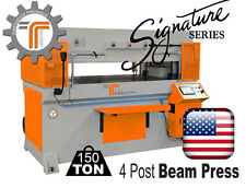 New Cjrtec 150 Ton 4 Post Beam Press Automatic Die Cutting Machine
