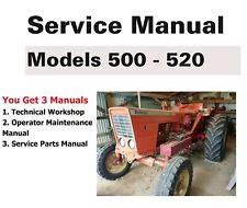 Belarus Tractor 500 Amp 520 Manual Set Technical Repair Parts Amp Operator Maint