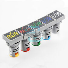 22mm Ac60 500v Led Indicator Digital Voltmeter Voltage Volt Meter Multicolor