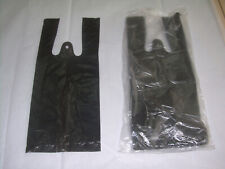 New Listing100 Black Plastic Dual Handle Bags 112 Retail Shopping Poop Bag 4 X 3 X 10