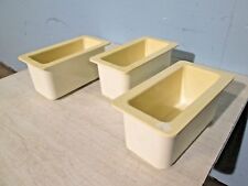 Lot Of 3 Cambro 36cf Heavy Duty Commercial Nsf 13 X 6in Gel Packed Pans