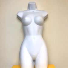 Hanging Female Display Mannequin With Hanging Hook White Clothing Form Torso