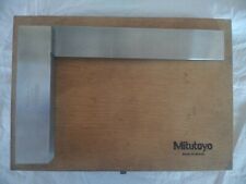Mitutoyo Precision Ground Steel Square 170mm X 100mm 916 404 With Wood Box