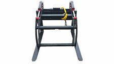 Skid Steer Double Cylinder Pallet Fork Grapple Quick Attach Free Shipping