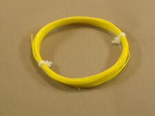 10 Feet 30 Awg Solid Mil Spec Silver Plated Ptfe Teflon Wire Yellow Thin Wall