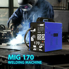 Mig Welder 170 Flux Core Wire Automatic Feed Welding Machine No Gas Ac 110v