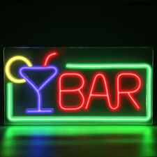 Led Bar Cocktail Sign Light Neon Usb Display Wall Board Business Club Pub Decor