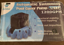 Edou Automatic Swimming Pool Cover Pump Submersible Water Pump1200 Gph16 Hp