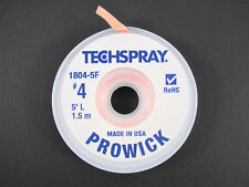 Prowick Solder Wick 4 5 Braid Techspray 1804 5f Made In The Usa
