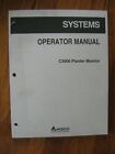 Agco C3000 Planter Monitor Operators Manual Original