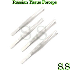 5 Russian Tissue Forceps 6 Surgical Dental Instruments Stainless Steel