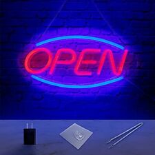 Led Neon Open Signs For Business And Home On Transparent Acrylic Base Modern