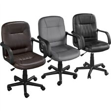 Leather Office Chair Adjustable Swivel Chair Executive Computer Chair For Teens