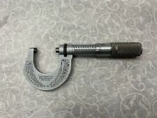 Starrett No231 F Micrometer Caliper 0 1 With Lock Nut Made In Usa