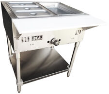 Commercial Gas 2 Well Bain Marie Steam Table Made In Usa By Ideal Etl Listed