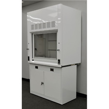 New Listing4 Ft Fisher American Laboratory Bench Fume Hood With Valves Amp Storage E1 013