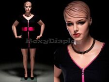 Female Plus Size Mannequin Display With Molded Hair Mz Avis2