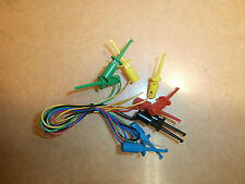 Philmore 500 Mini Hook Grabber Ic Test Leadsset Of 5 Colors16 Longnew