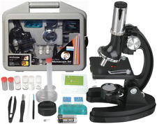 Amscope 52 Pcs Kids Beginner Microscope Stem Kit With Metal Body Microscope