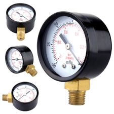 Vacuum Pressure Gauge For Air Compressor Water Oil Gas 14 Npt Lower Mount Usa