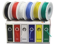 Hook Up Wire Kit Flexible Silicone Rubber Electric Line Copper 6 Colors 18 Gauge