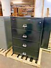 4dr 37 12w Lateral Fire-proof File Cabinet By Fire King W Lock Key
