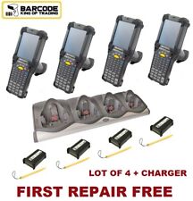 New Listinglot Of 4 Symbol Mc9090 Gf0hbega2wr 1d Scanners Wince5 Charger 1st Repair Free