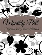 Monthly Bill Organizer And Planner Notebook Budget Planners Extra Large Volume