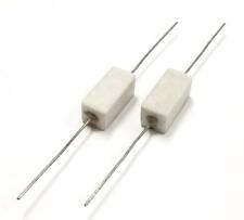 Lot Of 2 600 Ohm 5 Watt Wirewound Ceramic Power Resistors 5w