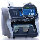 Bank Grade Mixed Denomination Money Counter Machine Bill Currency Value Counting