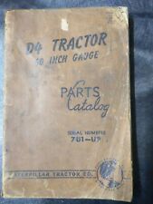 Cat Caterpillar D5 Tractor 60 Inch Gauge Parts Catalog