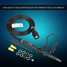 P7100 100mhz 300mhz Oscilloscope Scope Test Probe 35ns Bnc Clip Cable Leads Kit