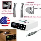 Dental Brushless Electric Micro Motor 15 Increase Led Handpiece Fit Nsk