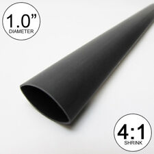 1 Ft 1 Black Heat Shrink Tube 41 Dual Wall Adhesive 10 Inchfootto 24mm