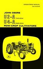John Deere U2 A Two Row U4 A Four Row Row Crop Cultivator Operators Manual Jd