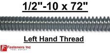 12 10 X 72 Acme Threaded Rod Left Hand Lh 12 10 X 6ft Plain Steel Cnc Lc