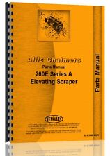 Allis Chalmers 260 Scraper Parts Manual