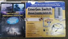 Emergen Switch Manual Transfer Switch Kit 10 Circuit 30 Amp New In Box