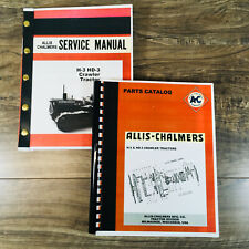 Allis Chalmers H3 H 3 Hd3 Hd 3 Crawler Tractor Service Parts Manual Repair Shop