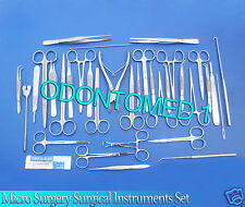 Set Of 78 Pcs Micro Surgery Surgical Veterinary Dental Instruments Studen Ds 930