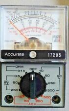 Nos Analog Multi Tester Analogue Meter Multimeter Ohm Electrical Circuit Tester