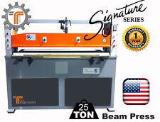 New Cjrtec 25 Ton Beam Clicker Press Hydraulic Die Cutting Machine