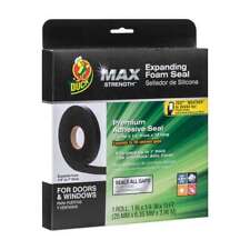 Duck 286210 Max Strength Expanding Foam Seal Black 1 In X 13 Ft 25 Thick